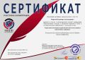 Сертификат МИПИ 2023
