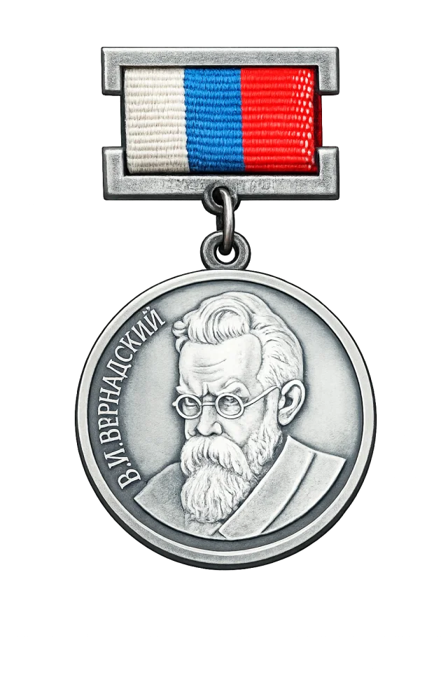 2006 — Почетная Серебряная медаль В. И. Вернадского Российской академии естественных наук.