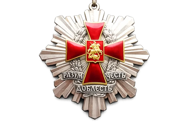 Почётный знак «Рыцарь науки и искусства» РАЕН за значительный вклад в развитие науки и искусства России.